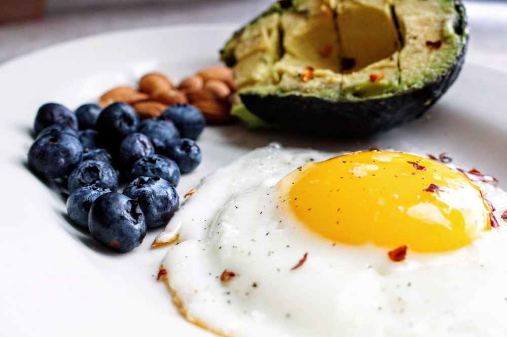 Simple keto friendly breakfast